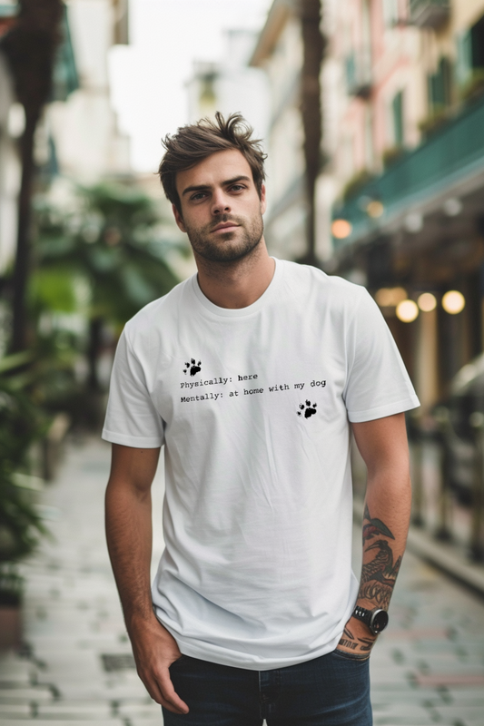 Quote Printed Oversized Tshirt Men