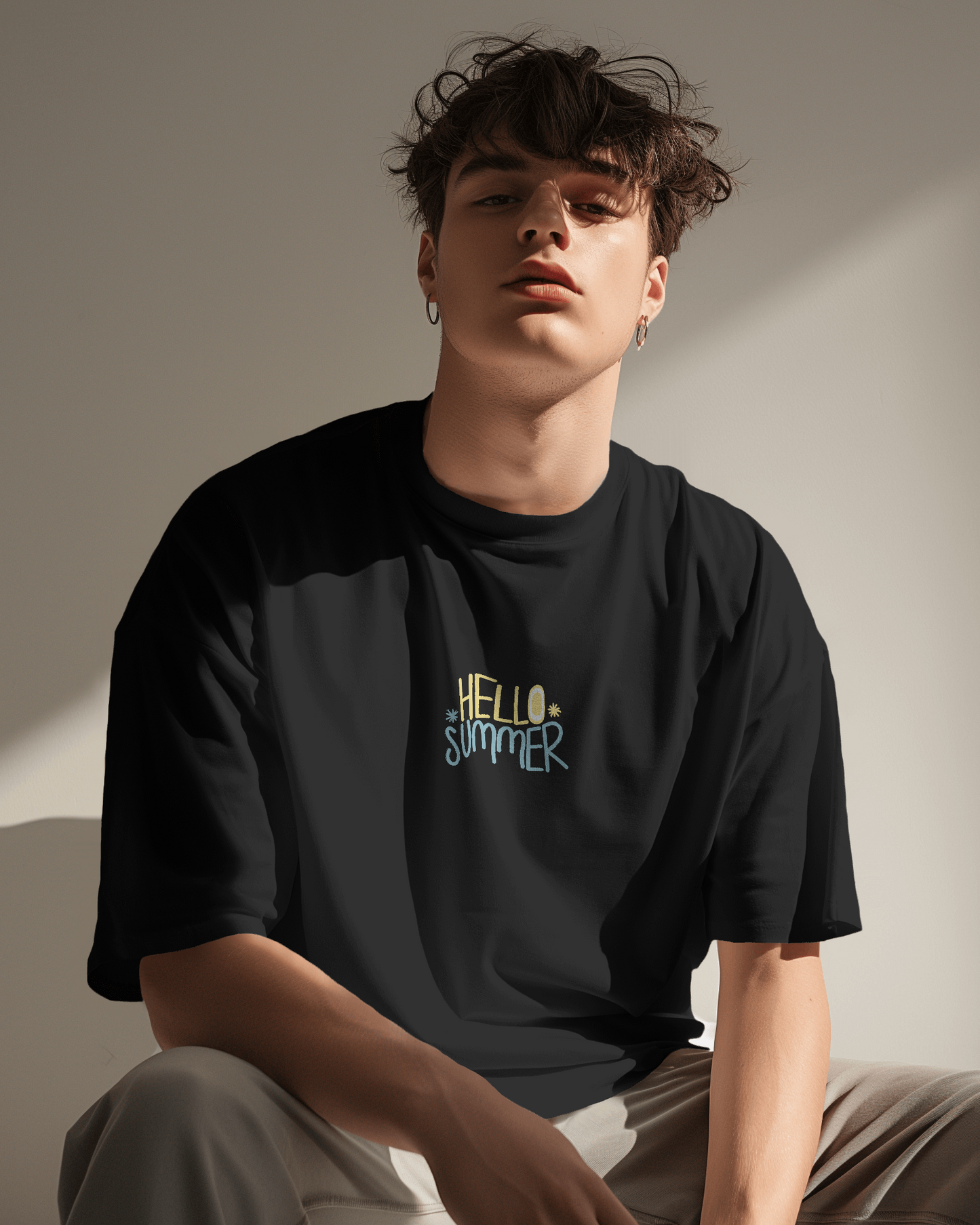 Wanderlust Oversized T-Shirt for Men